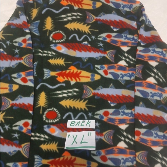 Patagonia Salmon Energy Synchilla - RARE - Picture 5 of 6